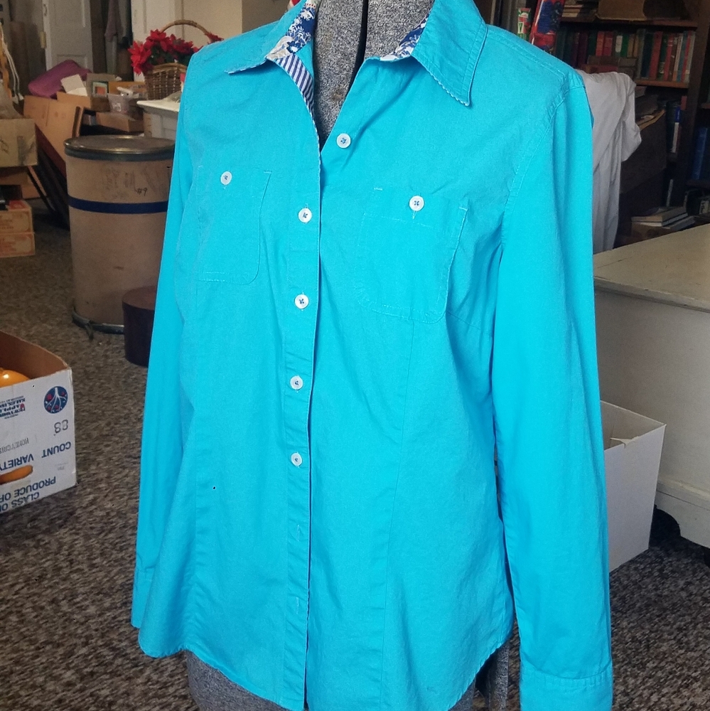 Classic button down blouse